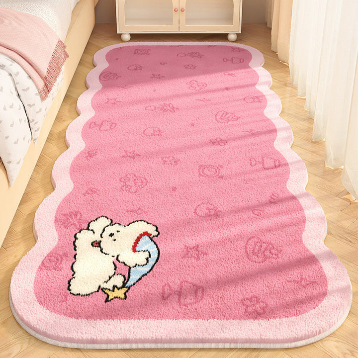 Plush Cartoon-Themed Area Mat