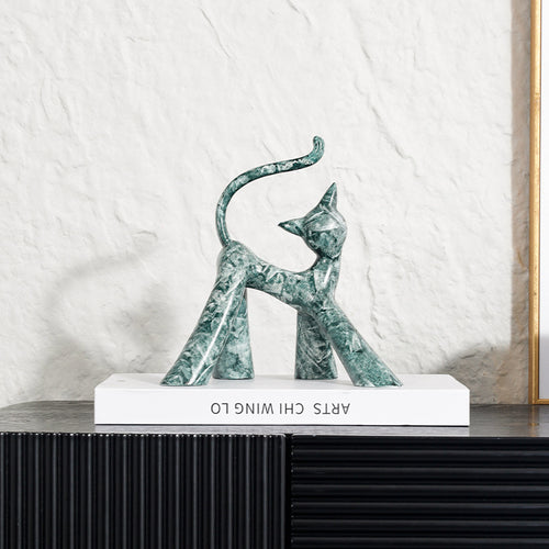 Artistic Cat Figurine