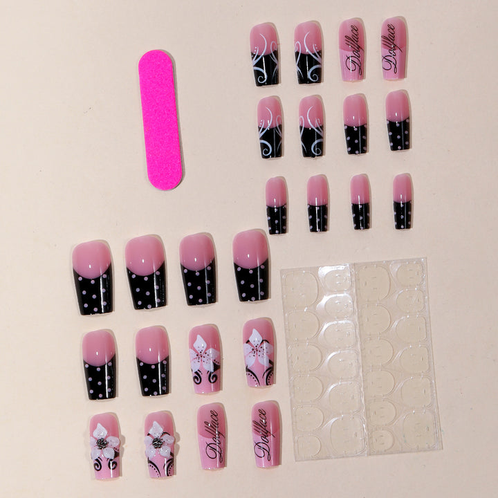Decorative 3D Acrylic Nail Art Extensions Bowlift