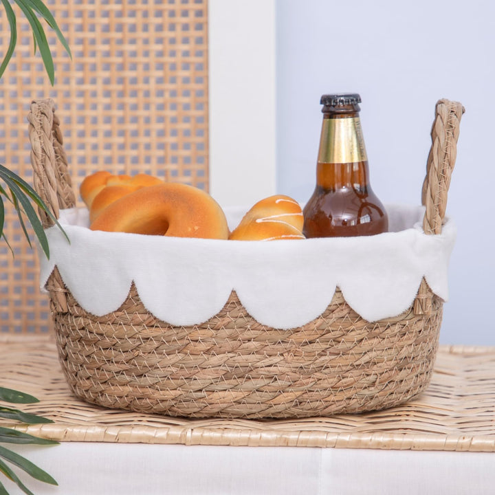 Handwoven Crumple Basket Bowlift