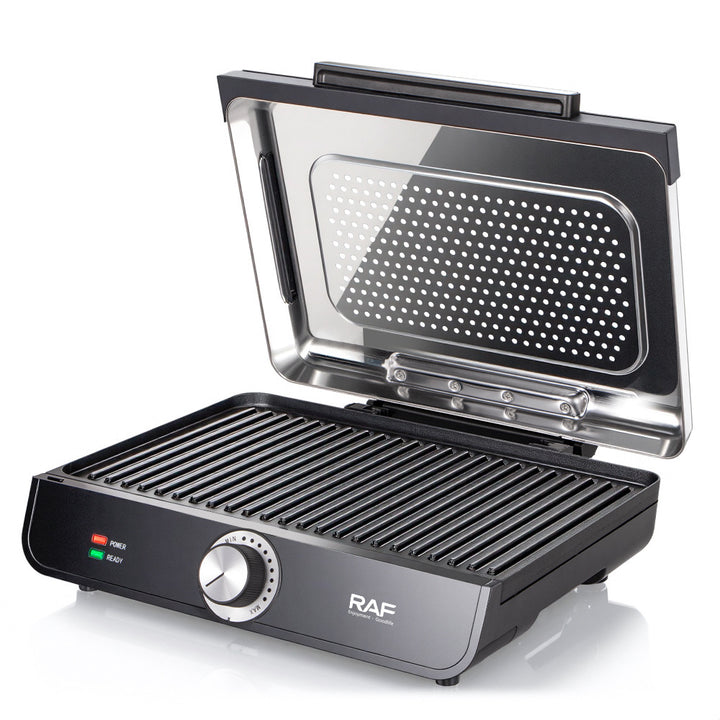 Electric Grill with Adjustable Temperature Control Bowlift