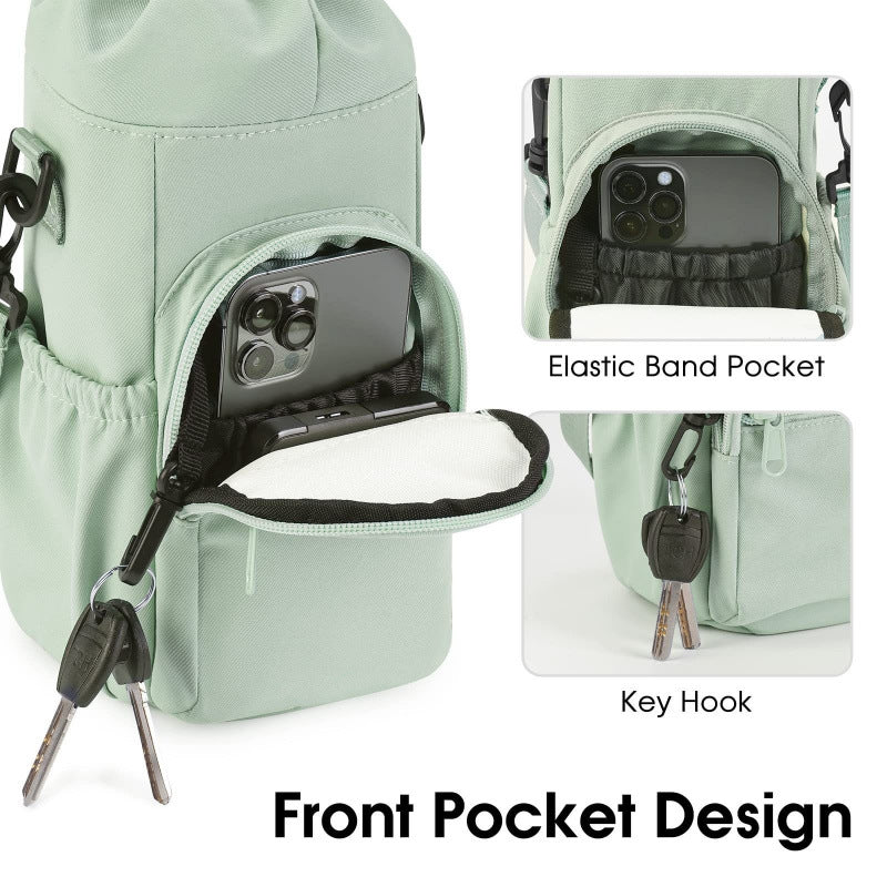 Multifunctional Water Bottle Shoulder Bag Bowlift