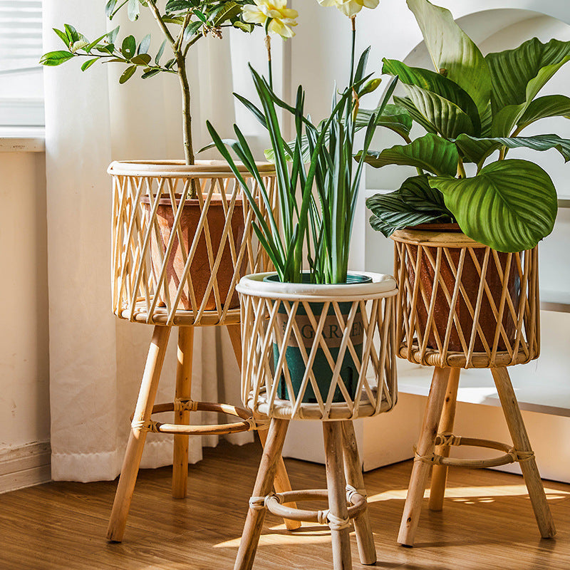 Decorative Woven Flower Planters Bowlift