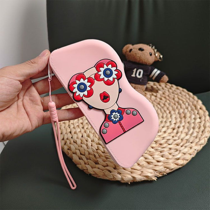 Artistic Print Zippered Pencil Case Bowlift