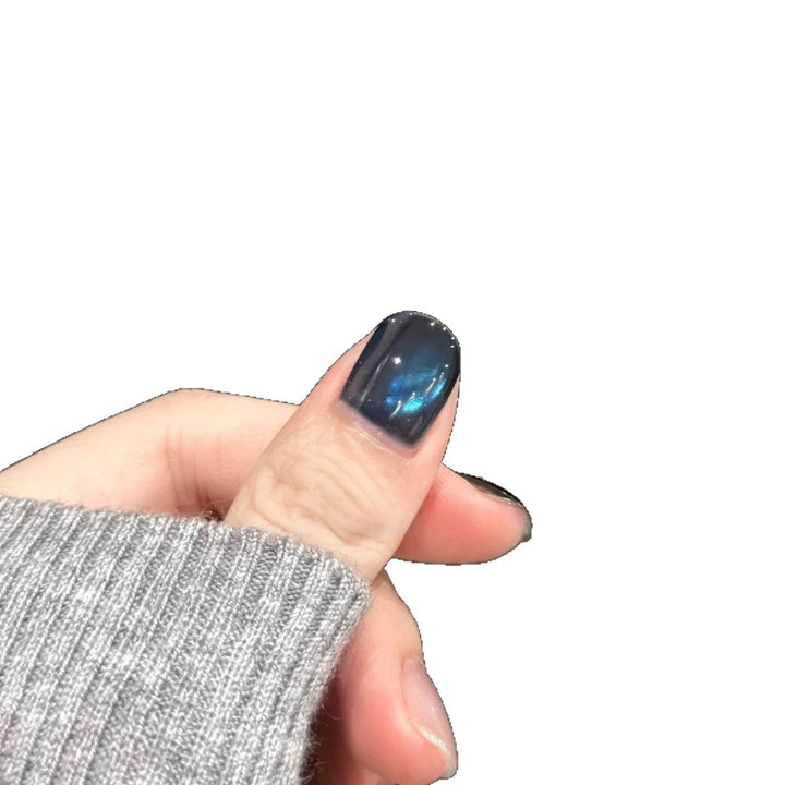 Artificial nails with elegant star design and shimmering effects Bowlift