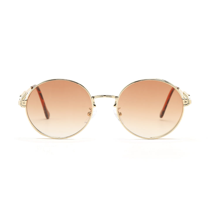 Women's round vintage sunglasses with exclusive metal frame Bowlift