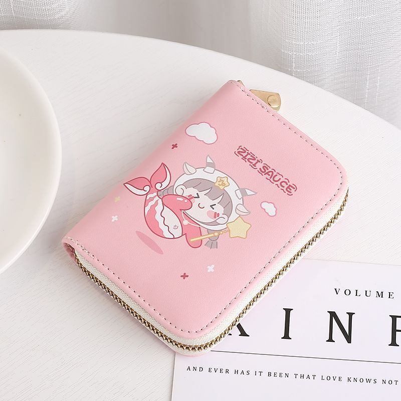 Cute Cartoon Character Zip Wallet Bowlift