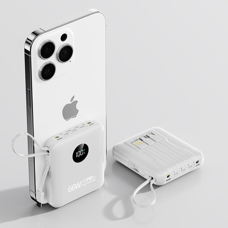 Portable 66W Powerbank with Fast Charging Function Bowlift
