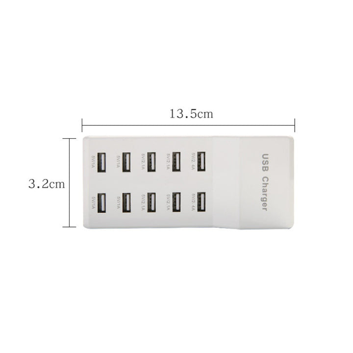 Multi-Port High-Speed USB Charging Hub with Smart IC and Overload Protection Bowlift