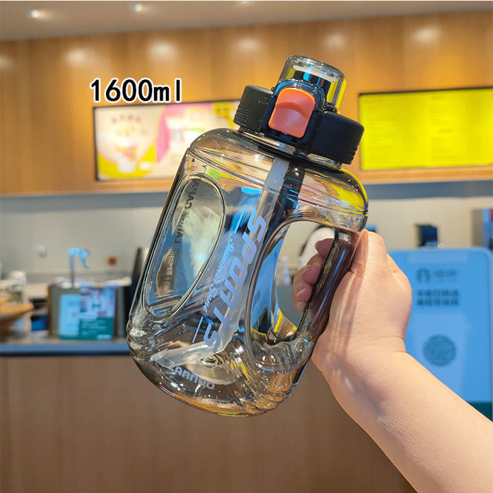 Women's large water bottle with ergonomic carrying handle Bowlift