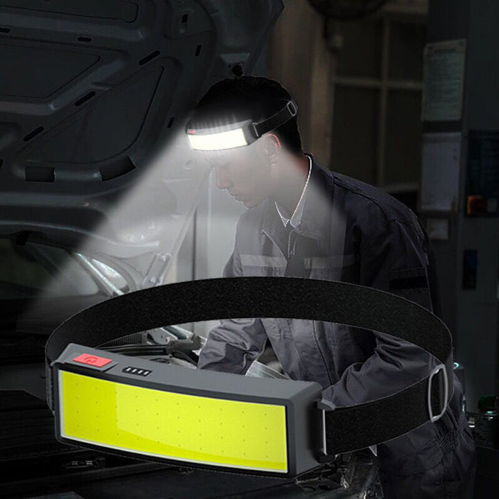 High-Powered LED Headband Flashlight Bowlift
