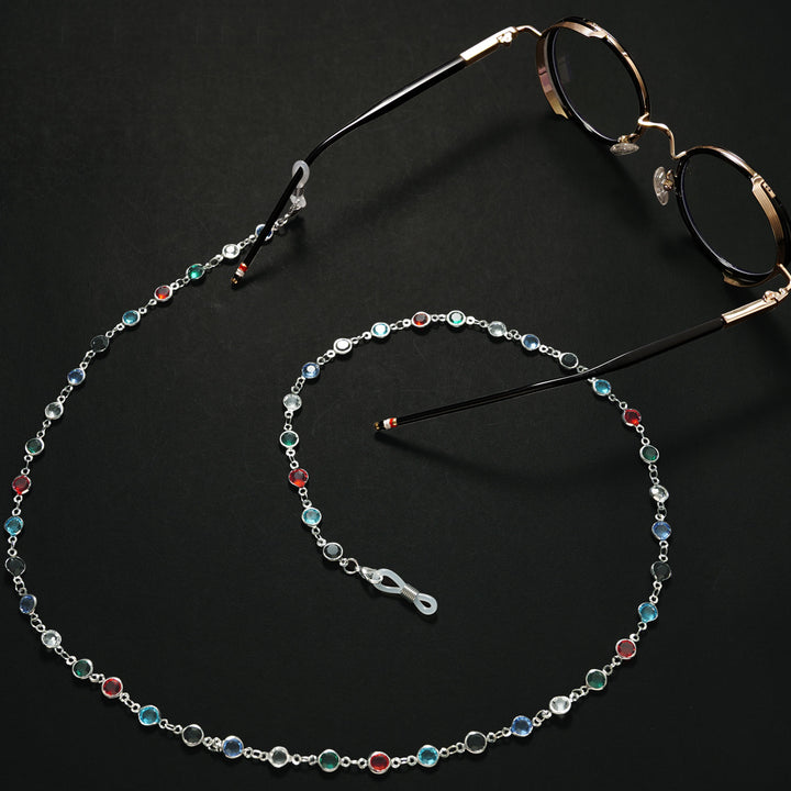 Decorative Gemstone Eyewear Chain Bowlift