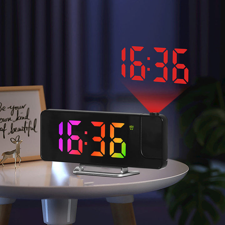 Projection alarm clock with multifunctional LED display Bowlift