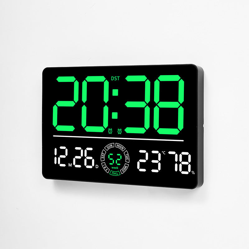 Digital Multifunction Alarm Clock with Hygrometer and Temperature Display Bowlift