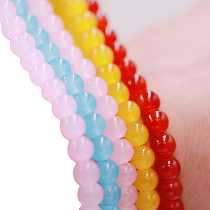 Decorative Glass Bead Necklace Bowlift
