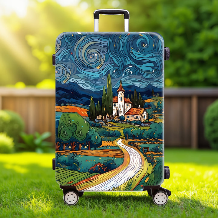 Artistic Inspired Hard Shell Luggage Bowlift