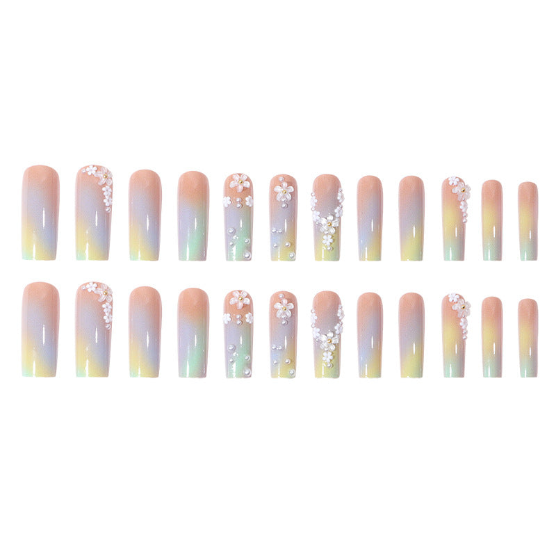 Floral-Inspired Press-On Nail Extensions Bowlift