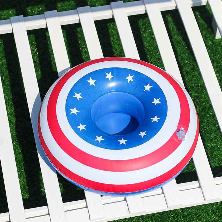 Ladies Inflatable Swimming Ring with Floral Design Bowlift