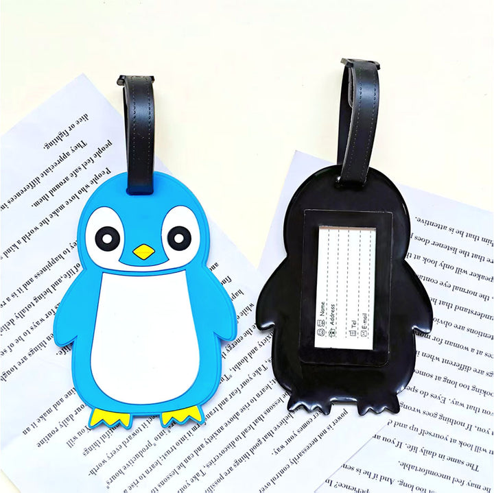 Unisex Cute Penguin Travel Luggage Tag Bowlift