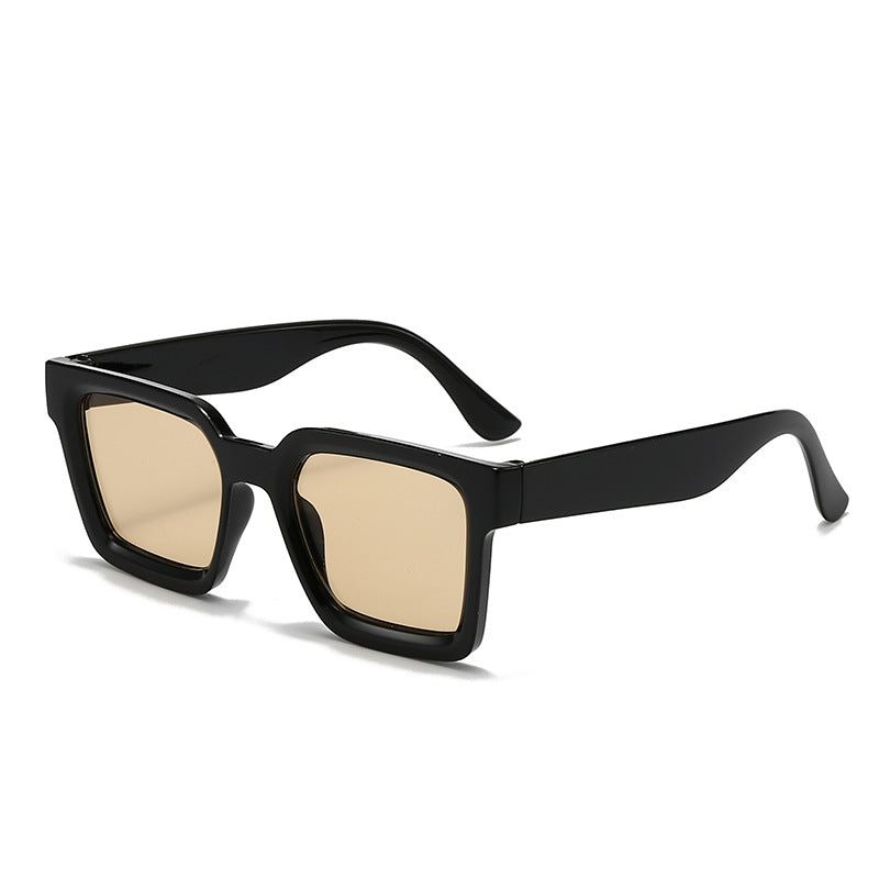 Oversized Geometric Frame Sunglasses