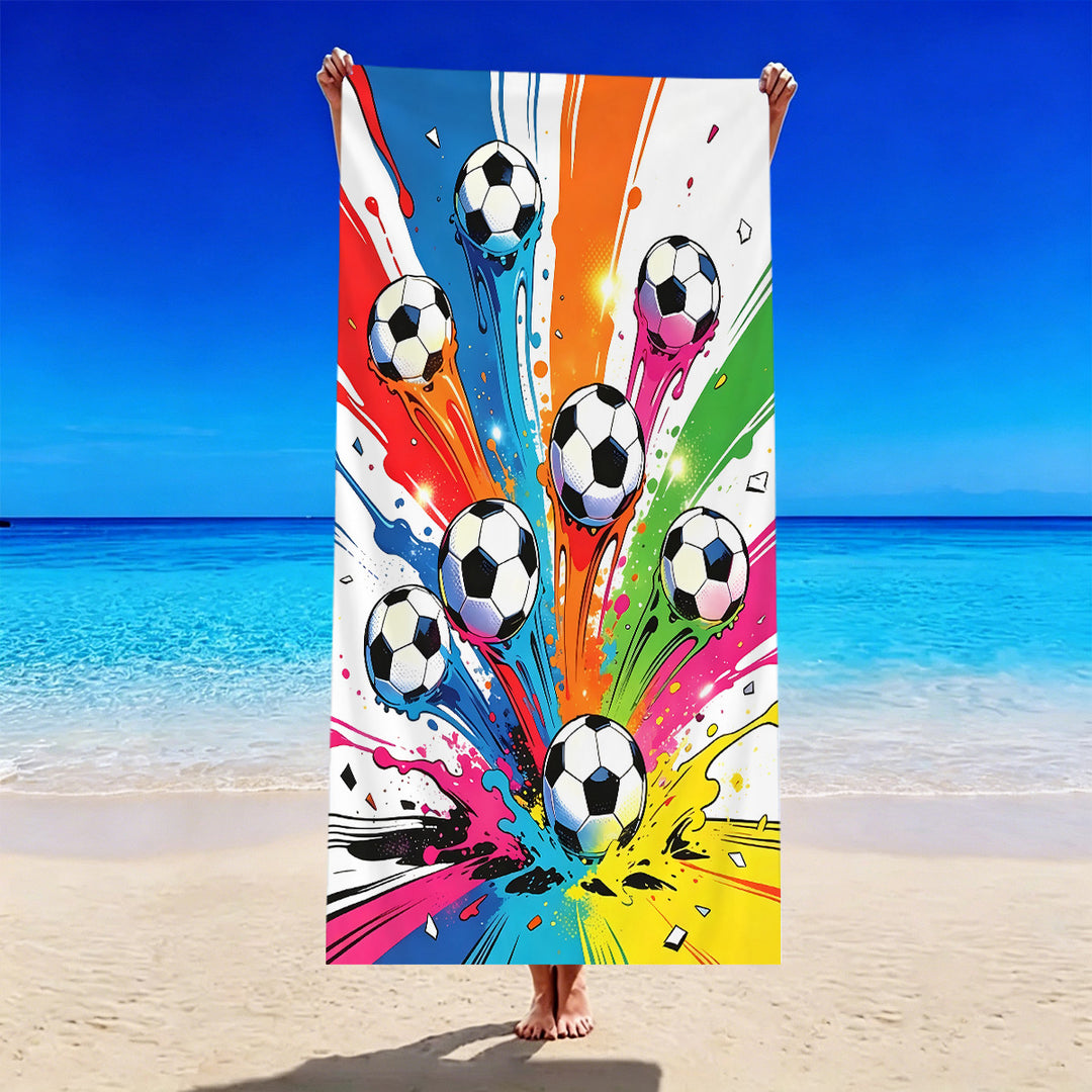 Football-themed beach towel Bowlift