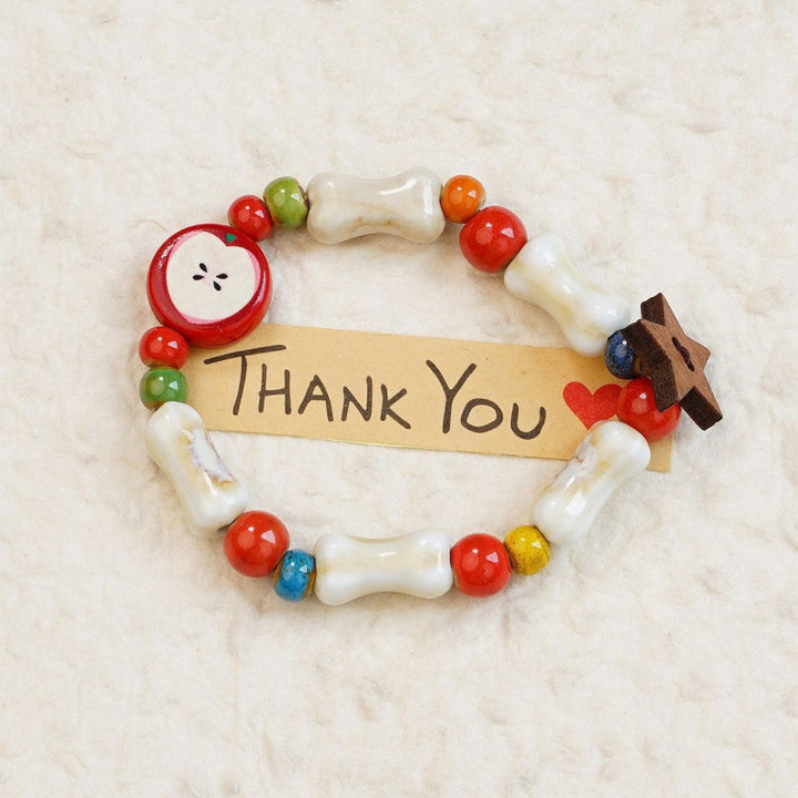 Heart-Shaped Beaded Bracelet Bowlift
