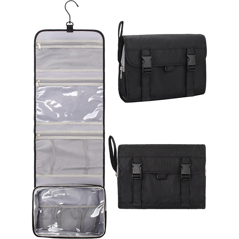 Multifunctional cosmetic bag with hook Bowlift