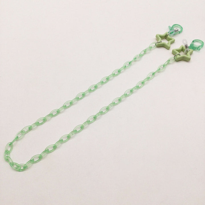 Fashionable glasses holder chain with star pendants Bowlift