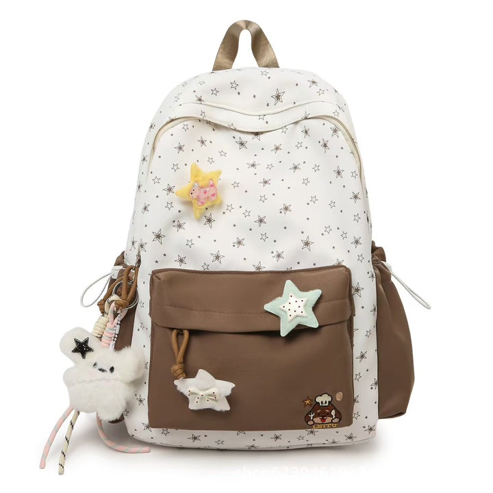 Star-themed Plush Backpack Bowlift