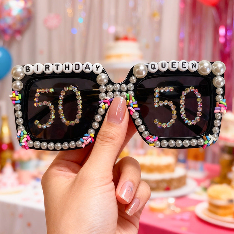 Birthday Celebration Themed Sunglasses Bowlift