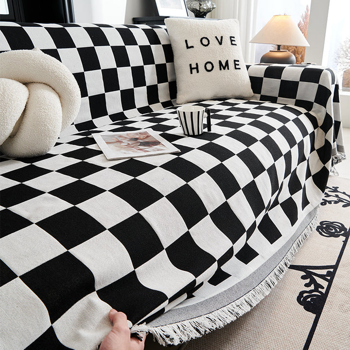 Checkerboard Throw Blanket