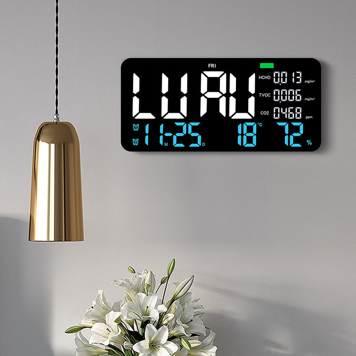 Digital multifunctional weather alarm clock Bowlift