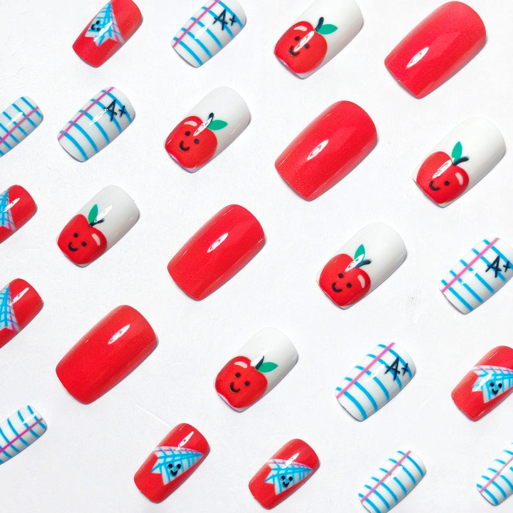 Creative School-Themed Nail Art Bowlift
