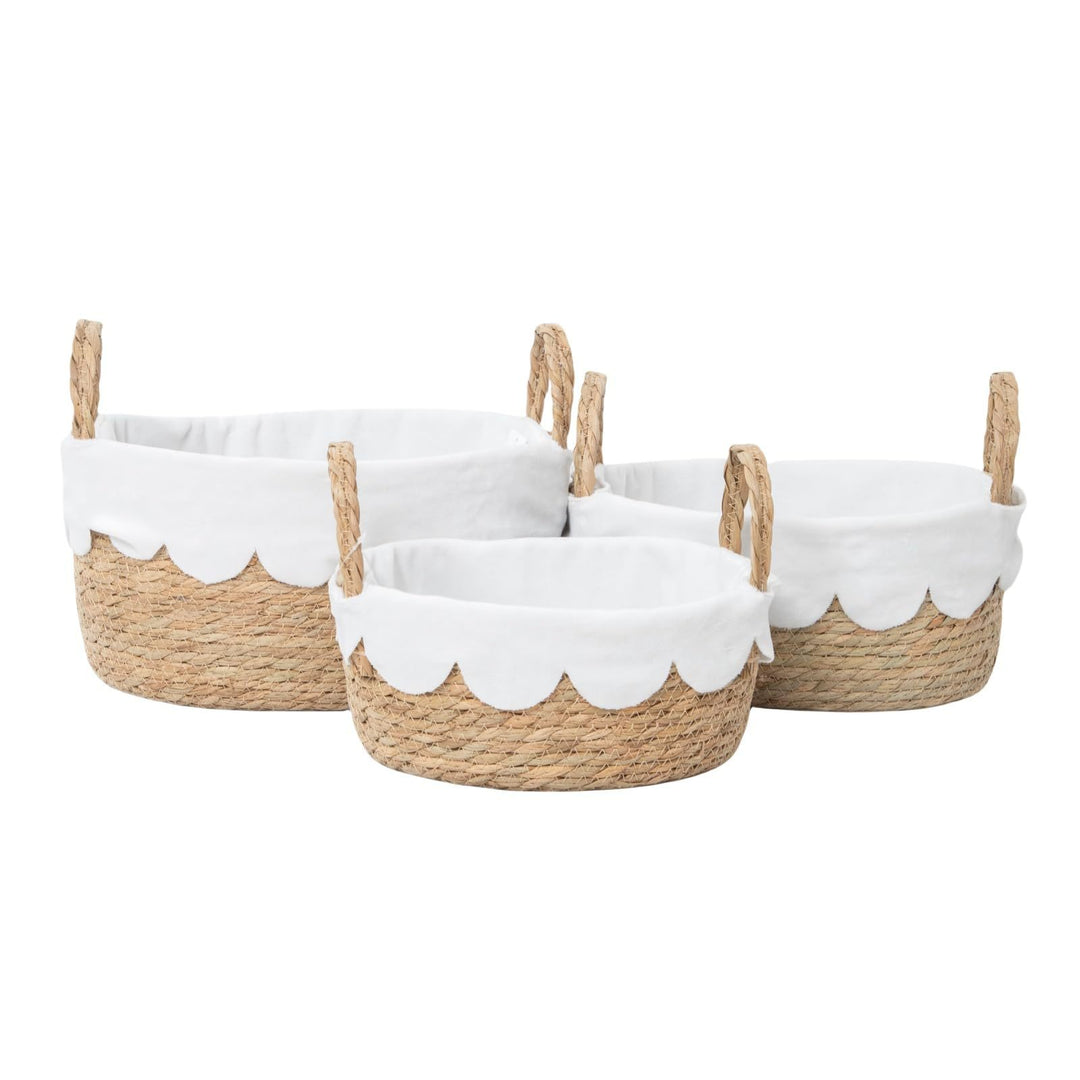 Handwoven Crumple Basket Bowlift