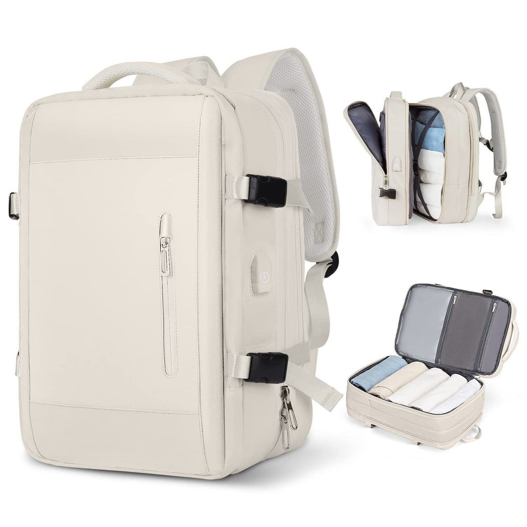 Multifunctional Laptop Backpack with USB Charging Port and Water-Repellent Material Bowlift