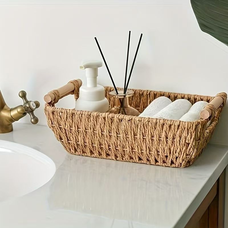 Storage basket made of durable natural material Bowlift