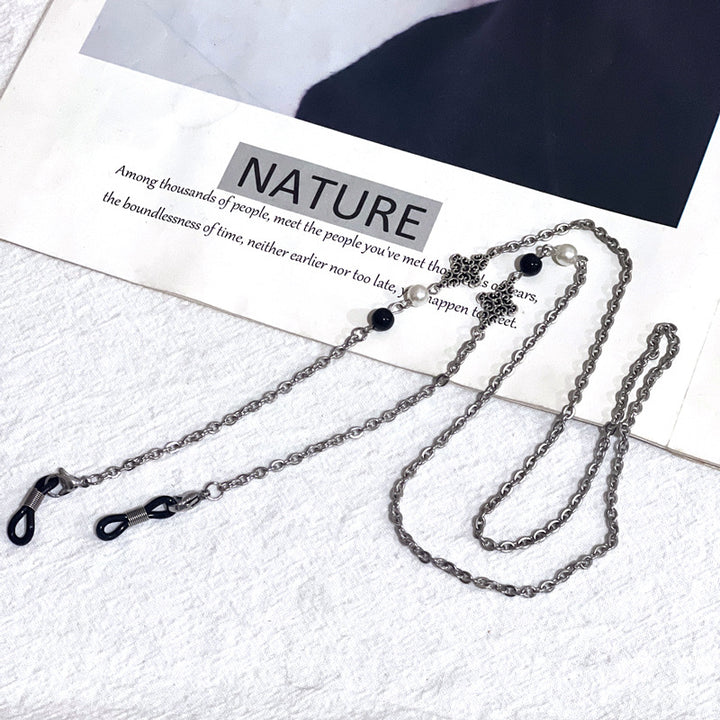 Decorative Metal Chain Eyewear Holder Bowlift
