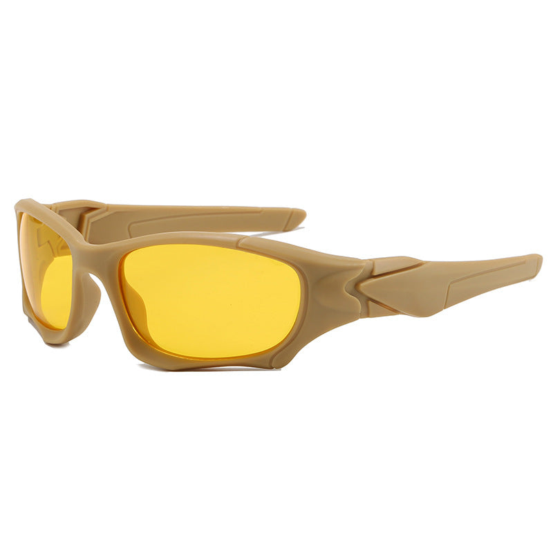 Performance Wraparound Polarized Sunglasses with UV Protection Bowlift