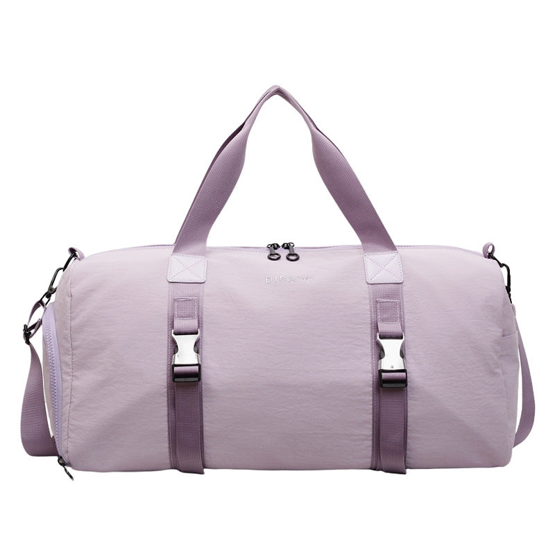 Sporty Duffel Bag with Adjustable Shoulder Strap and Ergonomic Handles Bowlift