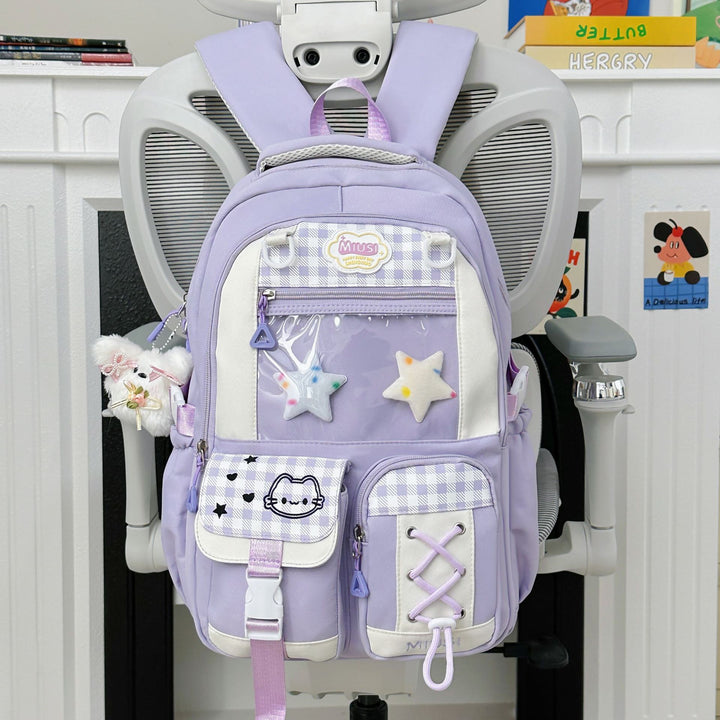 Stylish Playful Graphic Backpack