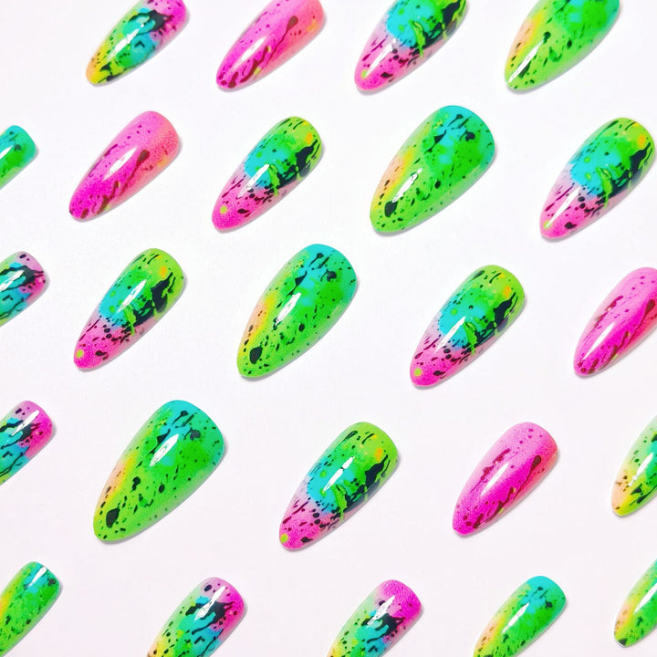 Creative Neon Nail Art Bowlift
