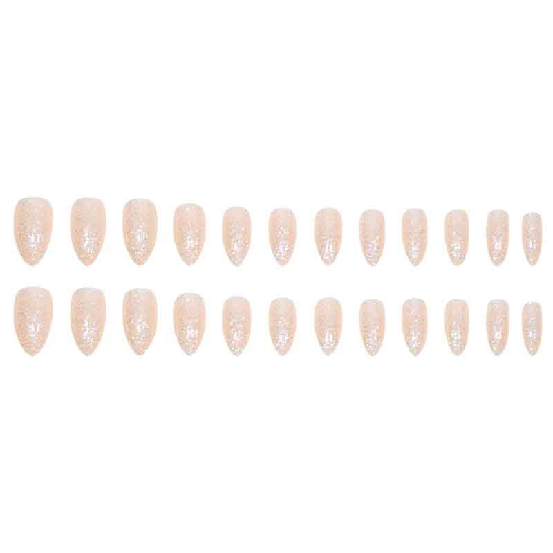 Glittering Stiletto Press-On Nails Bowlift