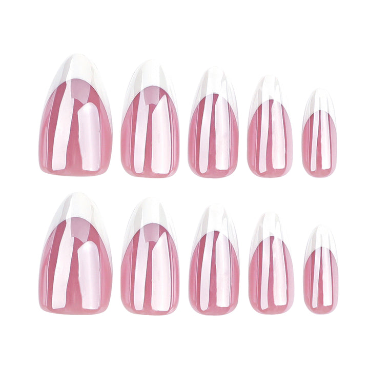 Artificial press-on nails with modern ombre effect Bowlift