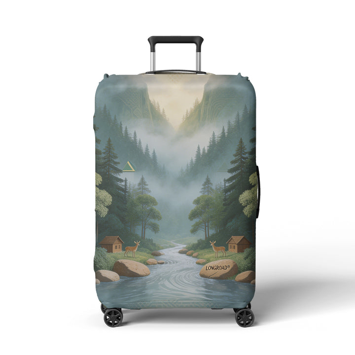 Women's suitcase cover with beach motif Bowlift