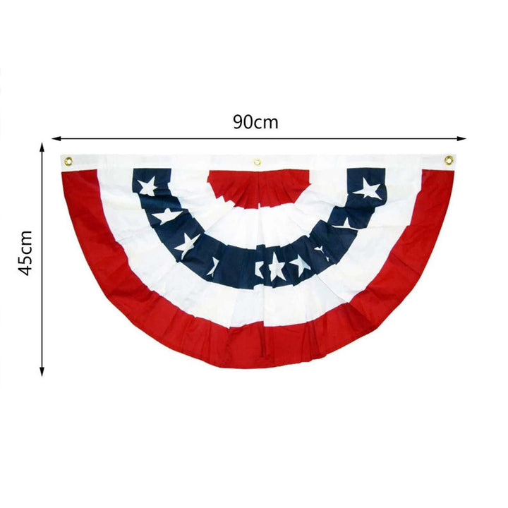 Unisex nan patriotic American flag windsock with long trailing streamers and reinforced hanging loop Bowlift
