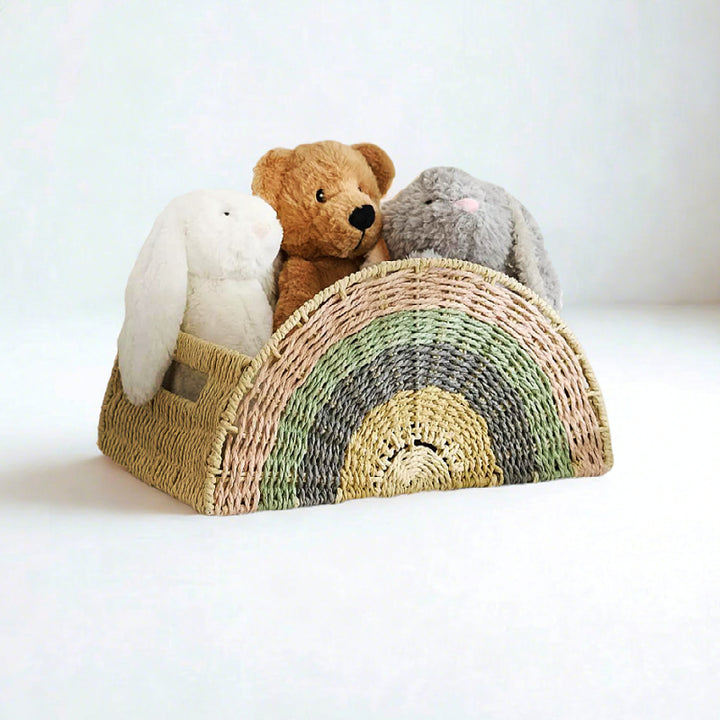 Creative storage basket in rainbow design Bowlift