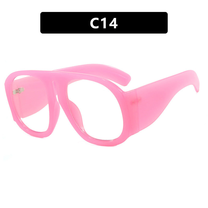 Women's trendy oversized sunglasses with fashionable gradient Bowlift