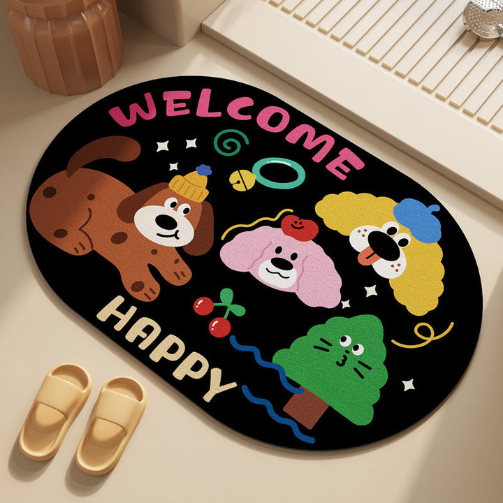 Decorative Bath Mat Bowlift