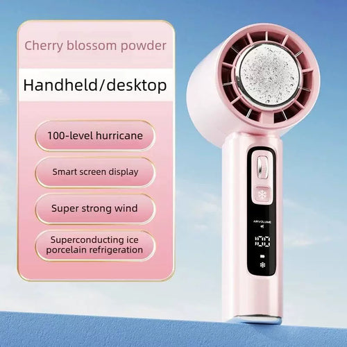 Unisex One Size Portable Personalized Thermoelectric Mini Air Cooler Fan with Smart Display and Adjustable Wind Bowlift