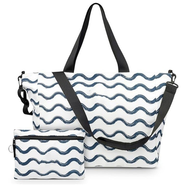 Trendy Sports Bag with Separate Cosmetic Pouch Bowlift